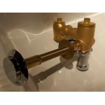 TORA Concealed WC Flush Valve c/w 9cm Vacuum Breaker TR-TP-FV-09404-CH